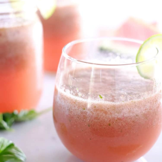 Watermelon Basil Juice