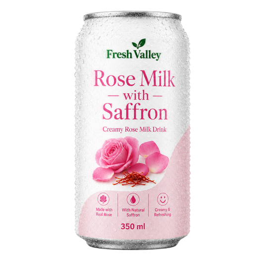 Rose Milk with Saffron